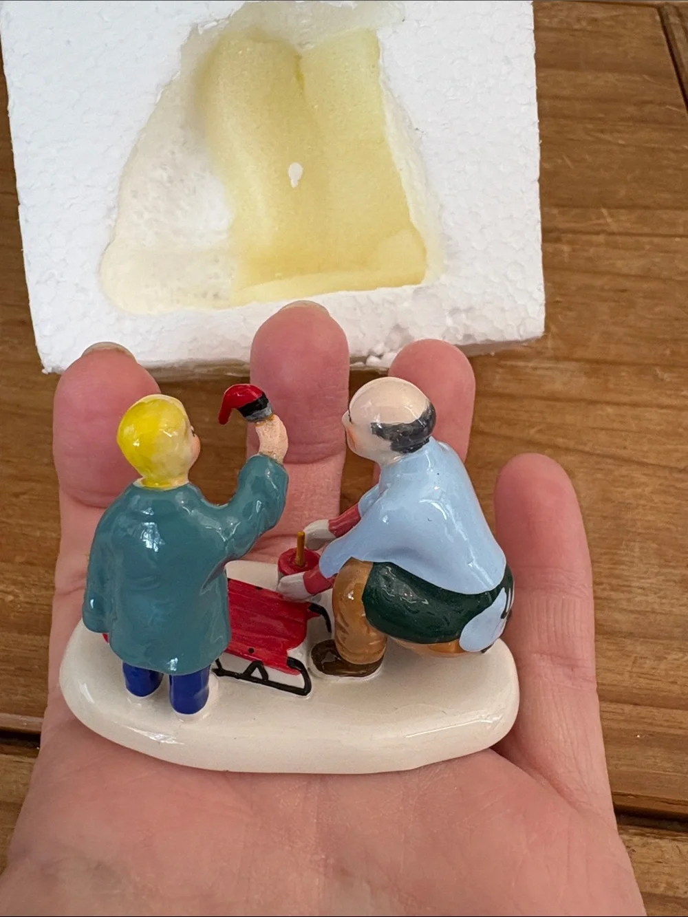 Department 56 Snow Village Grandpa's Little Helper 4025327 Collectible Figurine